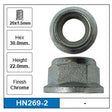 Hub Nuts Pair HN269-2 - Nice Products | Universal Auto Spares