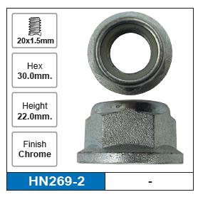 Hub Nuts Pair HN269-2 - Nice Products | Universal Auto Spares