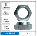 Hub Nuts Pair HN280-2 - Nice Products | Universal Auto Spares