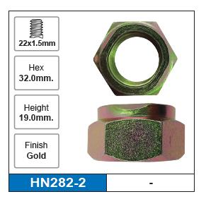 Hub Nuts Pair HN282-2 - Nice Products | Universal Auto Spares