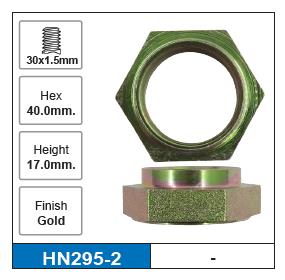 Hub Nuts Pair HN295-2 - Nice Products | Universal Auto Spares