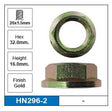 Hub Nuts Pair HN296-2 - Nice Products | Universal Auto Spares
