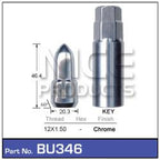 BULLET Nuts BU346-20 - Nice Products | Universal Auto Spares