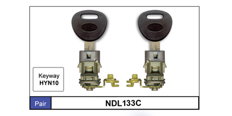 Door Locks pair NDL133C - Nice Products | Universal Auto Spares