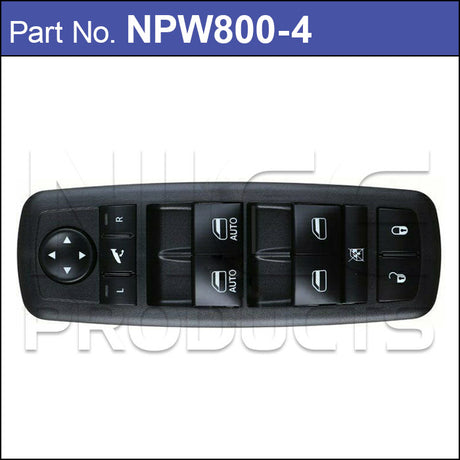 Power Window Switch NPW800-4 - Nice Products | Universal Auto Spares