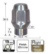 Chrome Nuts G419-100 - Nice Products | Universal Auto Spares