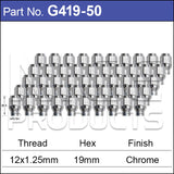 Chrome Nuts G419-50 - Nice Products | Universal Auto Spares