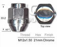 Wheel Nuts pk50 NN368C-50 - Nice Products | Universal Auto Spares