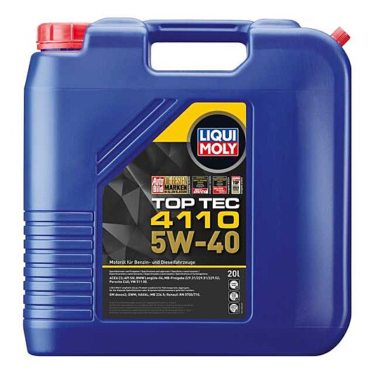 TOP TEC 4110 5W-40 5L Synthetic Technology - LIQUI MOLY | Universal Auto Spares