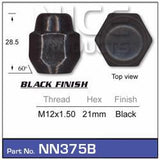 Wheel Nuts NN375B-50 - Nice Products | Universal Auto Spares