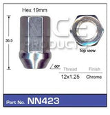 Wheel Nuts pk100 NN423-100 - Nice Products | Universal Auto Spares