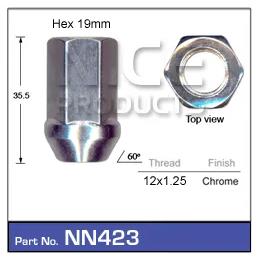 Wheel Nuts pk100 NN423-100 - Nice Products | Universal Auto Spares