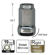 Ball Seat Nut BB634 - Nice Products | Universal Auto Spares