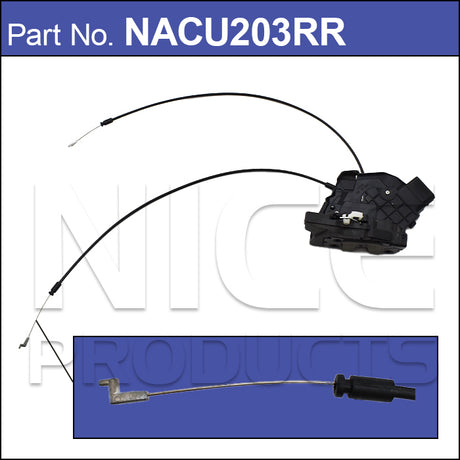 Door Lock Actuator NACU203RR - Nice Products | Universal Auto Spares