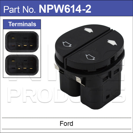 Power Window 2 Window NPW614-2 - Nice Products | Universal Auto Spares