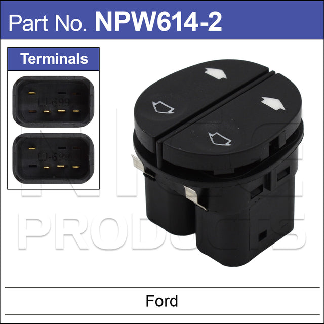 Power Window 2 Window NPW614-2 - Nice Products | Universal Auto Spares