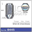 Chrome Nut pk100 B445-100 - Nice Products | Universal Auto Spares