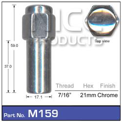 Wheel Nuts pk25 M159-25 - Nice Products | Universal Auto Spares