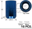 Allen Key Nuts pk16 J632BL-16 - Nice Products | Universal Auto Spares