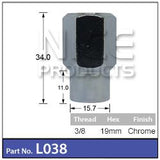 Wheel Nuts pk25 L038-25 - Nice Products | Universal Auto Spares