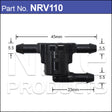 Wiper Washer Windscreen Check Valve OEM 85321-28020 NRV110 - Nice Products | Universal Auto Spares