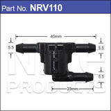 Wiper Washer Windscreen Check Valve OEM 85321-28020 NRV110 - Nice Products | Universal Auto Spares