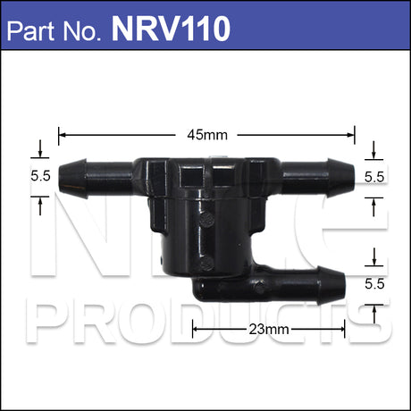 Wiper Washer Windscreen Check Valve OEM 85321-28020 NRV110 - Nice Products | Universal Auto Spares
