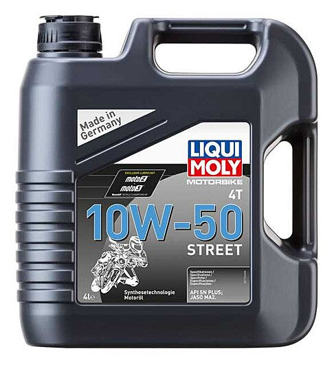 Motor­bike 4T 10W-50 Street Synthetic Technology 4L - LIQUI MOLY | Universal Auto Spares
