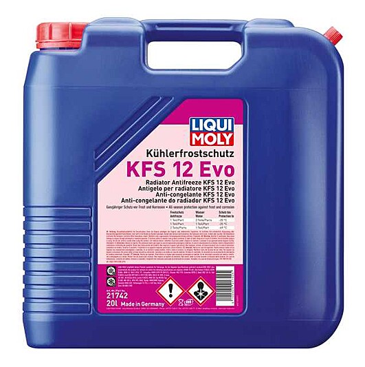 Radiator Anti­freeze KFS 12 Evo Corrosion Protection - LIQUI MOLY | Universal Auto Spares