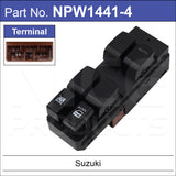 Power Window Switch NPW1441-4 - Nice Products | Universal Auto Spares