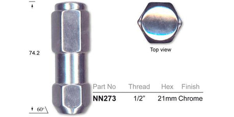 Wheel Nuts pk50 NN273-50 - Nice Products | Universal Auto Spares