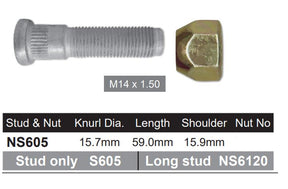 Stud & Nut NS605 - Nice Products | Universal Auto Spares