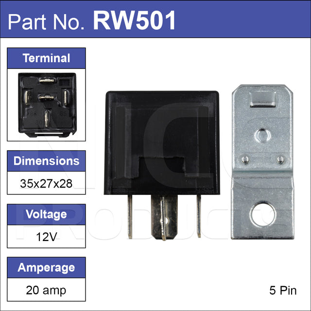 RELAY RW501 - Nice Products | Universal Auto Spares