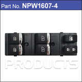 Power Window Switch NPW1607-4 - Nice Products | Universal Auto Spares