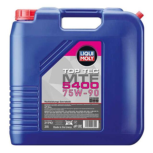 Top Tec MTF 5400 75W-90 Synthetic Technology - LIQUI MOLY