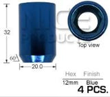 Black Allen Key Nuts J232BL-4 - Nice Products | Universal Auto Spares