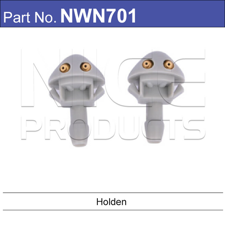 Windscreen Washer Nozzle Grey Fits Holden NWN701 - Nice Products | Universal Auto Spares