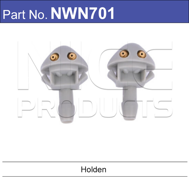 Windscreen Washer Nozzle Grey Fits Holden NWN701 - Nice Products | Universal Auto Spares