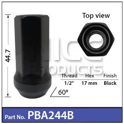 Wheel Nuts pk50 PBA244B-50 - Nice Products | Universal Auto Spares