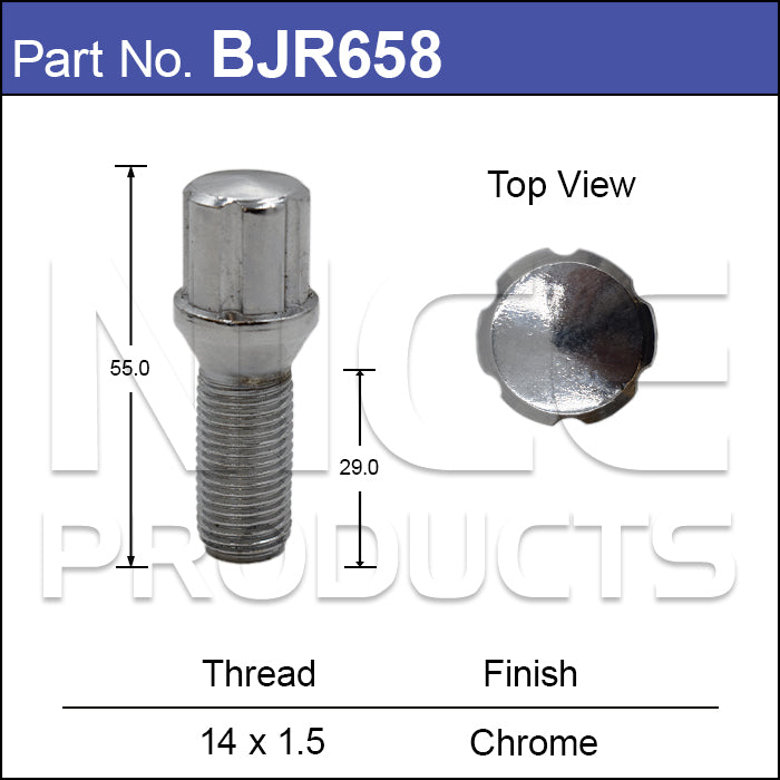 Tuner Bolt BJR658 - Nice Products | Universal Auto Spares