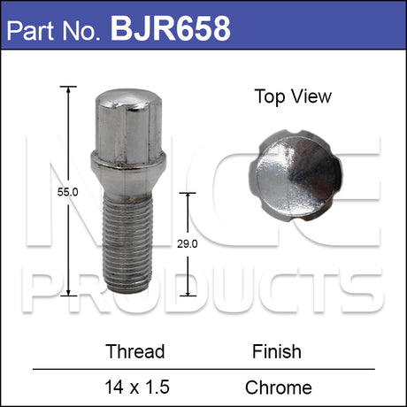 Tuner Bolt BJR658 - Nice Products | Universal Auto Spares