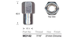 Wheel Nuts OPEN pk50 MO142-50 - Nice Products | Universal Auto Spares
