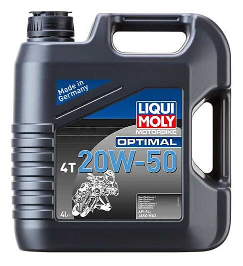 Motorbike Optimal 4T 20W-50 Mineral-Based - LIQUI MOLY | Universal Auto Spares