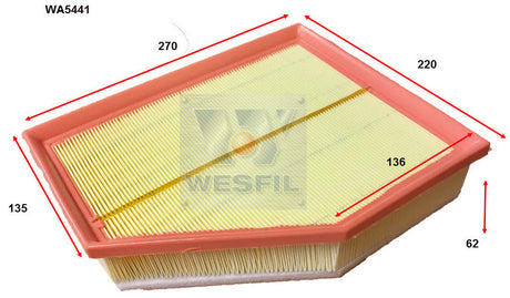 Air Filter A2035 Fits BMW WA5441 - Wesfil | Universal Auto Spares