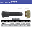 Stud & Nut NS282 - Nice Products | Universal Auto Spares
