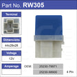 Relay RW305 - Nice Products | Universal Auto Spares