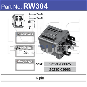 Relay RW304 - Nice Products | Universal Auto Spares