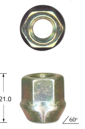 Wheel Nuts pk50 NN102-50 - Nice Products | Universal Auto Spares