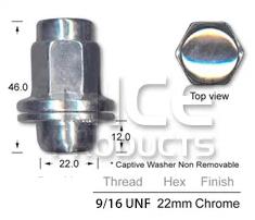 Wheel Nuts PK25 NN962C-25 - Nice Products | Universal Auto Spares