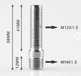Wheel Stud Conversion 14x1.5 to 12x1.5 CX1412 - Nice Products | Universal Auto Spares